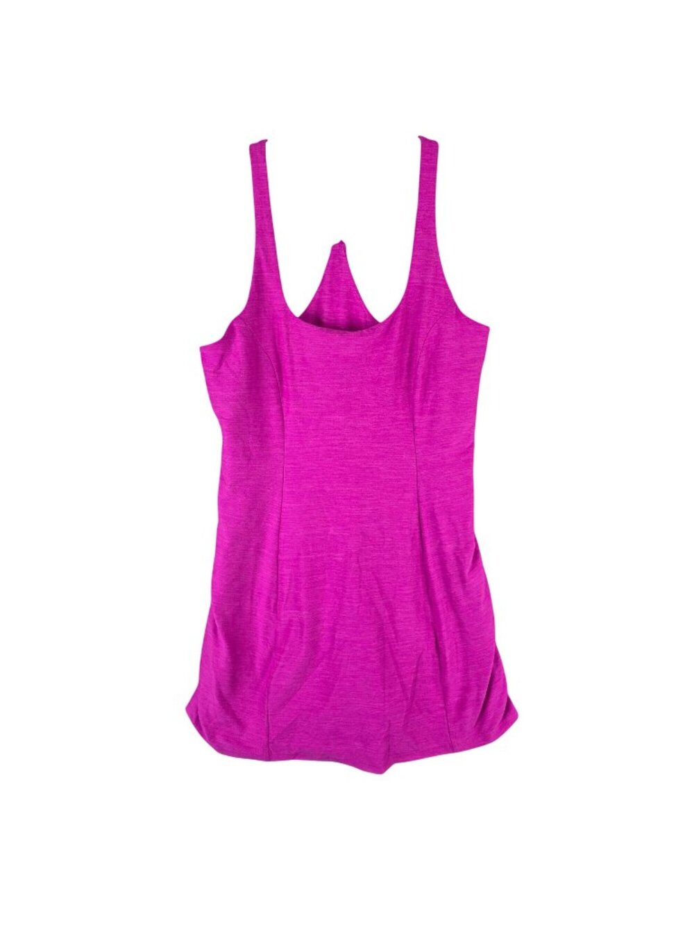 Womens Victorias Secret On Point Pink Racerback Sports Dress Built in Shorts M